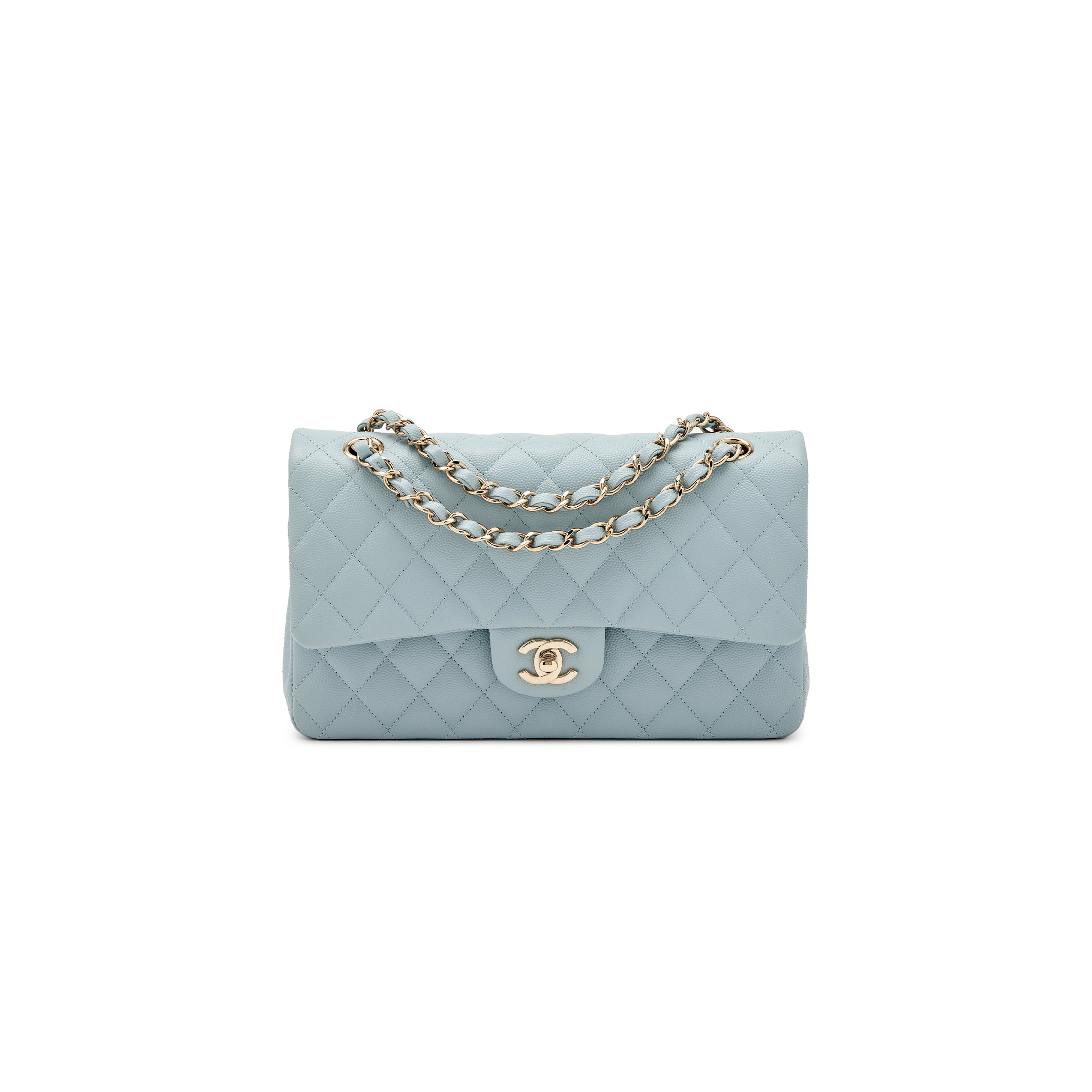 CHANEL CAVIAR QUILTED MEDIUM DOUBLE FLAP 1301452 (25*15*7cm)